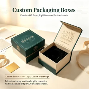 Custom Traditional Medicine Rigid Gift Box Shockproof EVA Foam Liner Safeguard Valuable Medicinal Vials Hard Paper Container