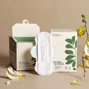 Customizable Biodegradable Organic Cotton Sanitary Napkin Super Absorbent Herbal Towel for Women Menstrual Period