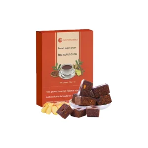 Customizable Warm Womb Tea Blend with Brown Sugar Ginger Red Dates Instant Drink for Women’s Period Packaged in Bottle Box