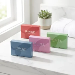 Customized Anti-Acne Whitening Solid Paper Soap for Face Portable Travel Size Hand Soap