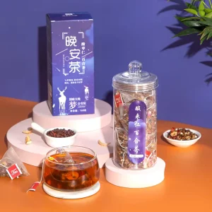Customized Chinese Herbal Poria Spine Date Seed Detox Tea Bag Promotes Relaxing Sleep Flavor Tea