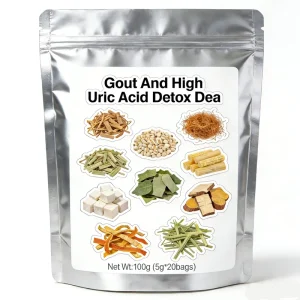Customized Supply of 5g * 20 Bags/bag Gout Detox Tea High Uric Acid Detoxification Tea