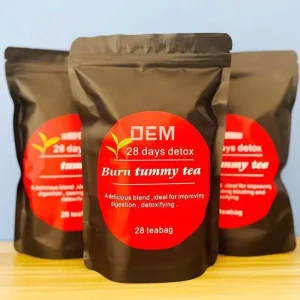 Detox Burn Tummy Tea Chinese Moringa Belly Slim Herbal Tea for Adults Flatulence Loss Not for Teenagers Children Pregnant Women
