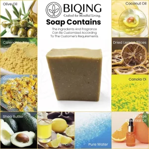 Detox Soap Shampoo bar Traditional Chinese Powder Olive Oil Soap Luxury Soap Manufacturer China