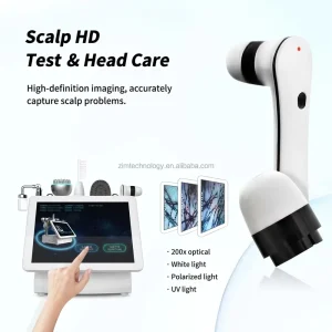 Digital Scalp Analyzer Hair Anti loss Combr 5 in 1 Hair Scalp Follicle Scanner