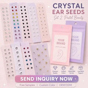 Disposable Auricular Patch Ear Seeds for Beauty Spa and Wellness Relaxation Colorful Massage Tools Factory