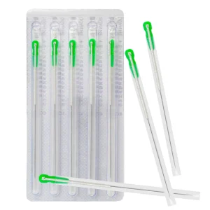 Disposable Sterile Acupuncture Needles Stainless Steel Silver Handle Acupuncture Needle with Tube