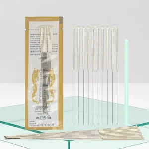 Disposable Sterile Silver Handle Acupuncture Needles for Body Use CE Certified Class II