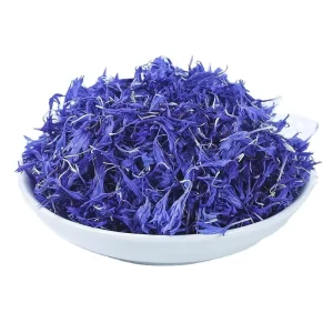 Dried Cornflower Natural Blue Flower Petals Herbal Material 10kg Pack 24 Months Shelf Life for Daily Tea