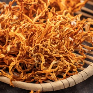 Dried Golden Cordyceps Mushroom Flowers, Cordyceps Militaris
