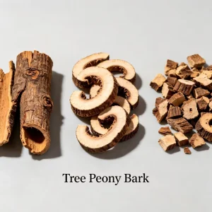 Dried Moutan Peony Bark Moutan Cortex Raw Herb Slice for Herbal Cosmetic Extract Health Supplement Raw Material