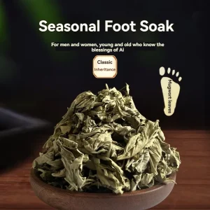 Dried Whole Mugwort Leaves Foot Soak Bath Traditional Ai Ye Bulk Herbal Sachets Home Use Airende Brand Chinese Herbal