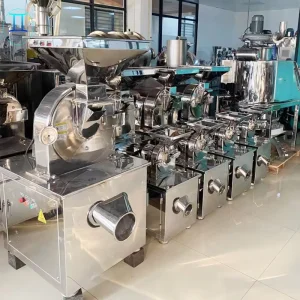 Dry herb tea leaf Chinese herbal fine powder making grinding milling machine grain grinder for rice corn cassava flour