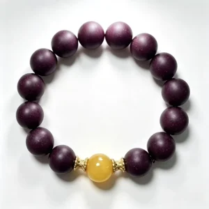 Eco Friendly Traditional Craftsmanship Spiritual Balance Natural Medicinal Herb Agate Jade Beaded Wellness Bangle for Gift