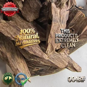 Eco4B02 Agarwood/Oud Chips Incense 3A Kynam Tree for Natural Pure Woody Spicy Herbal Floral Peppermint Air Freshener