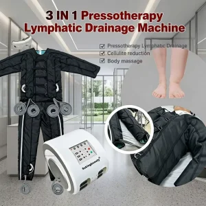 Effective 3 in 1 Lymphedema Air Compression Full Body Slimming Recovery Detoxification Maquina de Presoterapia