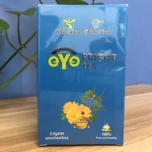 Eye Bright Herbal Tea Organic Blended Herbs for Healthy Eyes Box Packaging