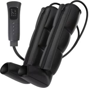 FE 7221 Air Wave Leg Massager Full Wrap Memory Airbags 6 Modes 6 Intensity Levels Made in China for Home Gym Use