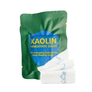 Factory Direct Hemostatic Trauma Kaolin Gauze Sterile Emergency Z-Fold