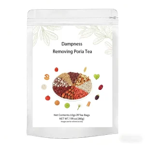 Factory Direct Natural Dampness Removing Poria Tea 200g Pack of 20 Tea Bags Herbal Tea for Body Balance & Daily Comfort