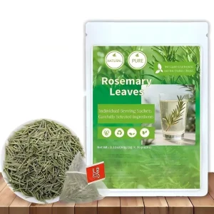 Factory Direct Private Label Pure Dried Rosemary Leaves Tea Bags 60g 30 Packs Individual Pyramid Sachets Daily Tea