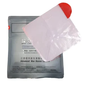 Factory Direct Sale Three Row Airway Silicone Gel for Chest Sealing Paste Chest Seal Vented for Emergency