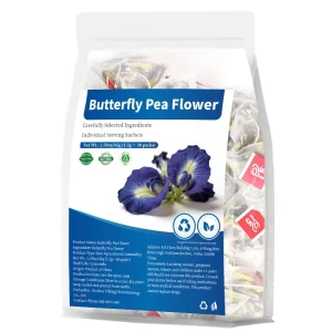 Factory Direct Sales Blue Butterfly Pea Flower Tea Taste Sweet Flower Mild Discoloration Tea Soup OEM