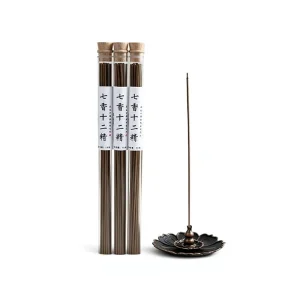 Factory Direct Seven-Fragrance Twelve-Essence Agarwood Sandalwood Frankincense Incense Sticks Daoist Natural Semi Handmade