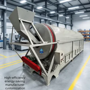 Factory Direct Spiral Drum Rotary Dryer Hot Air Drying Equipment for Food Processing Cement Raw Materials Pump Motor Carbon