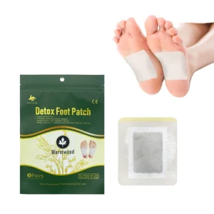Factory In stock Bamboo Vinegar Herbal Foot Care Patches Sleep Support Customizable Wormwood Detoxifying