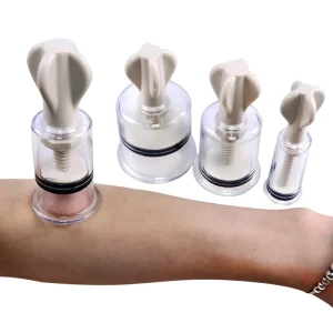 Factory Price 4 Sizes Cupping Chinese Vacuum Suction Cupping Message Cups Vacuum Cupping Therapy Machine