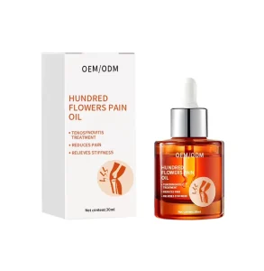 Factory Price Natural Herbal Cooling Muscle Relief Oil Blend Pain & Tension Relief Oil for Chinese Plaster