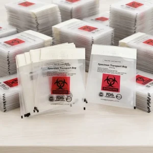 Factory Specimen Packaging Bags 95kPa Laboratory Sample Transport Bag for Medical Industry