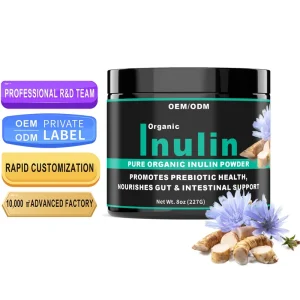 Factory Supply 90% Inulin Powder Chicory Root Extract Jerusalem Artichoke Antioxidant Digestive Health Support Pills