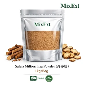 Factory Supply Food Grade Salvia Miltiorrhiza Root Powder 98% MOQ 1kg