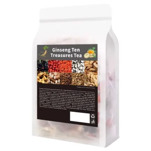 Factory Supply Ginseng Ten Treasure Tea 150g/bags Health Energy Male Enhancement Tea