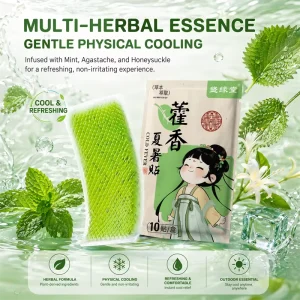 Factory Supply Hydrogel Cooling Patch Herbal Heatstroke Prevention Forehead Cooling Patch