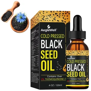 Factory Supply OEM ODM Cold Pressed Black Seed Oil Liquid Drops, 2% Thymoquinon For Adult