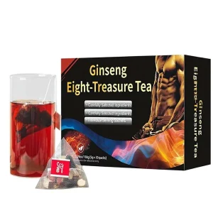 Fast Delivery Men’s Vitality Health Tea Ginseng and Eight treasure Mixed Tea Fresh Natural Herbal Formula Boxed Energy
