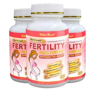 Female Fertility Tablet Herbal Supplement with Hormonal Balance & Menstrual Cycle Support for Reproductive Health
