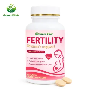 Fertility Support For Women 60 Tablets With Natural Herbal Blend For Hormonal Balance and Reproductive Health