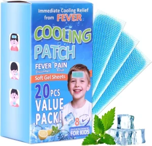 Fever Cooling Gel Pads Medical Temp Fever Antipyretic Patch Health Medical Reduce Fever Cooling