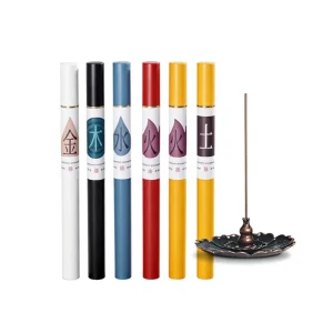 Five Element Tibetan Incense Sticks Natural 10g Per Pack Gold Wood Water Fire Earth Herbal Incense Aromatic Blend Agarwood