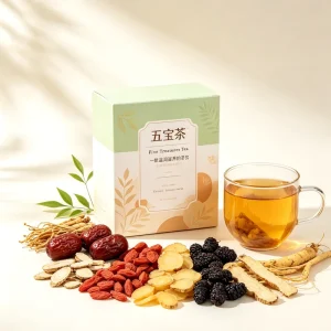 Five Treasures Herbal Tea With Mixed Natural Botanicals Bulk Supply Energy Boost Wellness Support