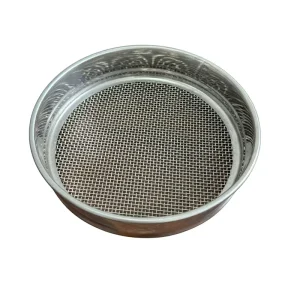 Flour Sieve 304 Stainless Steel Laboratory Ultrafine Filtration Sieve Standard Sample Sieve Traditional Concrete Testing Equipment
