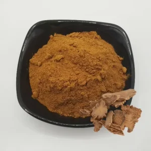 Food Grade Cynomorium Songaricum Extract 98% Alkaloid Brownish Yellow Powder Water Extraction Vacuum Packed Drum Packaging