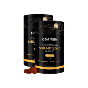For Private Label Trace Mineral Salt Magnesium Shilajit Shilajeet Capsule Rich Fulvic Acid Extract 400mg Immunity Support