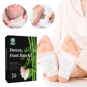 Foreign Trade Bamboo Vinegar Mugwort Artemisia Argyi Chinese Herbal Foot Patches Two In One Foot Care