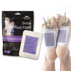 Free Sample Factory Delivery Lavender Detox Foot Patch Chinese Herbal Extract Effective Detoxification Deep Cleanse