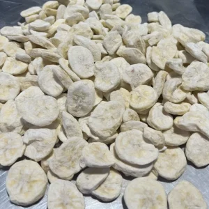 Freeze Dried Banana Slices Natural Dried Fruit Snack Small MOQ